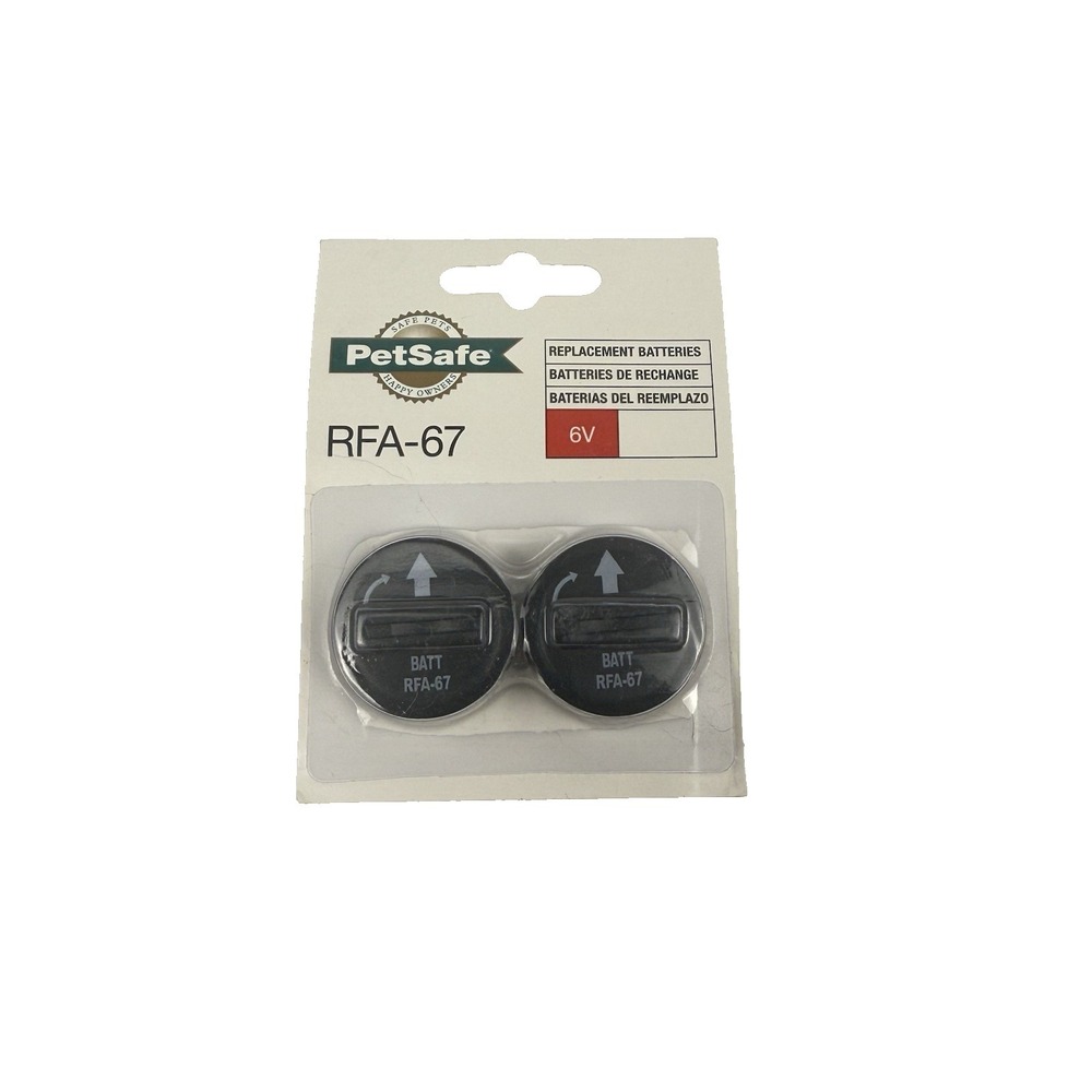 PetSafe RFA-67D-11 Replacement 6-Volt Battery 2pk Brand New Sealed OEM Genuine